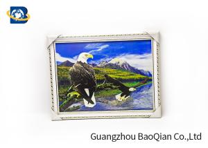 China 3D Gift PET 3D Lenticular Pictures Flips Photo Of Eagle Animal Support Printing Service wholesale