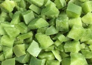 China FDA IQF Frozen Vegetables Sweet Green Pepper Diced Bell Pepper Cubes wholesale