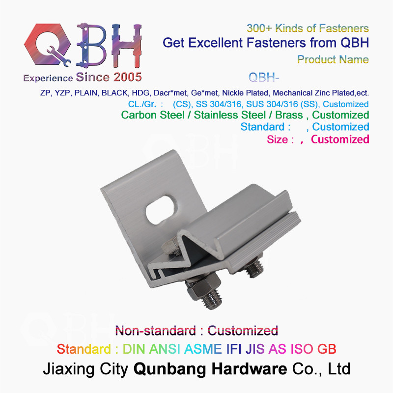 Stainless Steel Solar Panel Roof Clamps Photovoltaic Support Accessories General Purpose Hardware