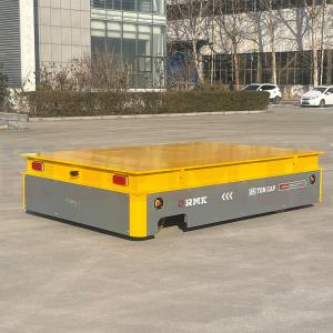 China 20T Electric Platform Truck With Steering Wheels Transfer Trolley wholesale