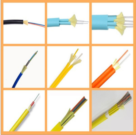 High Strength Breakout Outdoor Fiber Optic Cable , Multi Fiber Optic Distributio