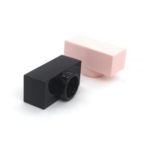 China Wholesale Plastic Luxury Perfume Cap Black Rectangle Perfume Bottle Caps wholesale