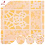 Polyester Water Soluble Lace Fabric French Flower Chemical Lace Fabric For Dress