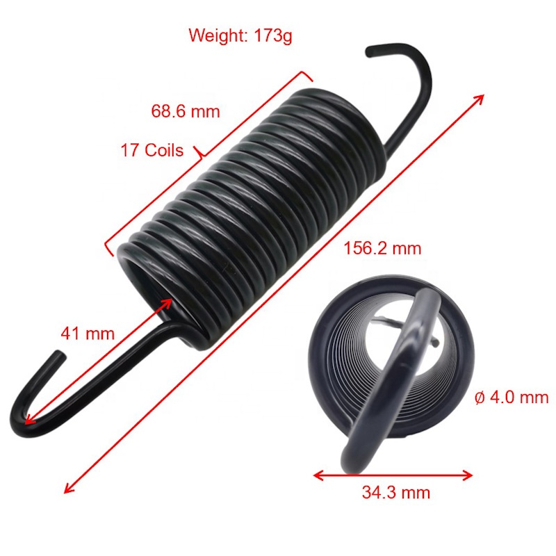 Surmount 4970EN2001A Tub Suspension Spring for LG Washing Machine Parts in Metal Color