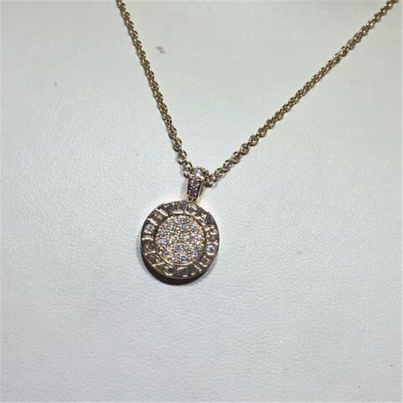 B Luxury jewelry factory high-quality diamond necklace 18k gold white gold yellow gold rose gold diamond necklace
