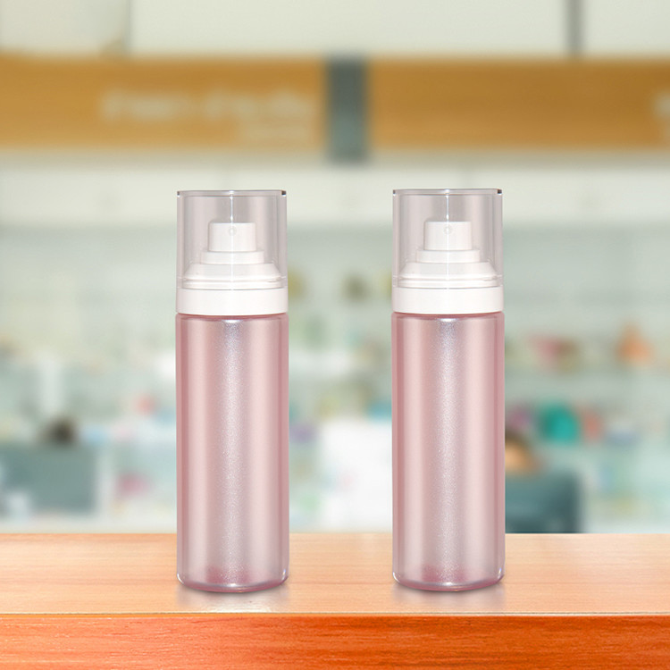 Pearl Color 100ml Plastic PET Spray Bottle With 33/410 Neck Size For Travel Use