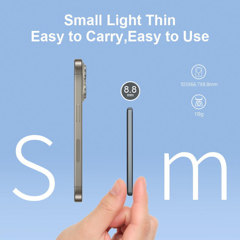 5000mah Power Bank Fast Charging Portable Charger Li Polymer Powerbank