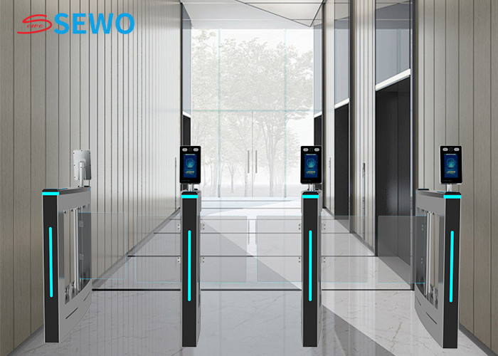 Fully Automatic Swing Gate Turnstile Access Control With Fingerprint RFID Card Reader