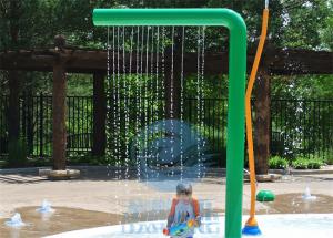 China Aqua Park 7 Shape Spray Water Curtain, Galvanized Steel Water Structures For Splash Park on sale