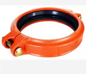 China ANSI Standard DN200 Ductile Iron Grooved Pipe Fittings Coupling wholesale
