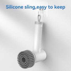 China IPX6 Waterproof Modern White Electric Cleaning Brush With Wool Brush Head wholesale