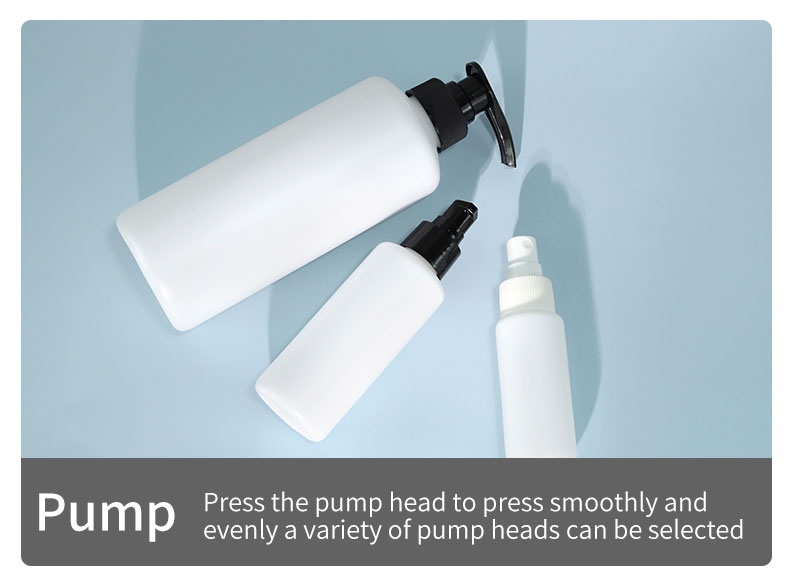 120ml 150ml 250ml 350ml 500ml Body Wash Bottles HDPE Empty Shampoo Bottles For Child