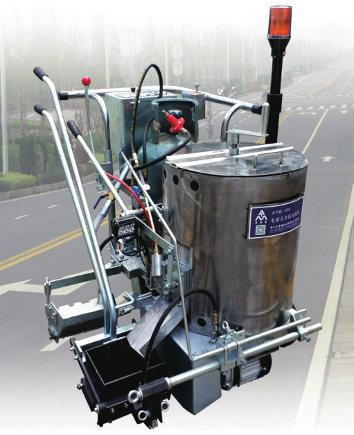 Self Propelled Auto Road Line Thermoplastic Road Marking Machine