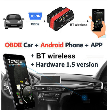 Portable Automobile Android Car Scanner For Detecting 12V Gasoline And Diesel Cars