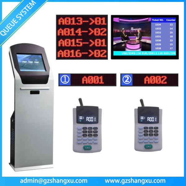 Complete Intelligent Bank Wireless Queue Management System,ticket dispenser