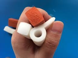 Environmentally Friendly Silicone Foam Rubber Sealing Strip Odourless For