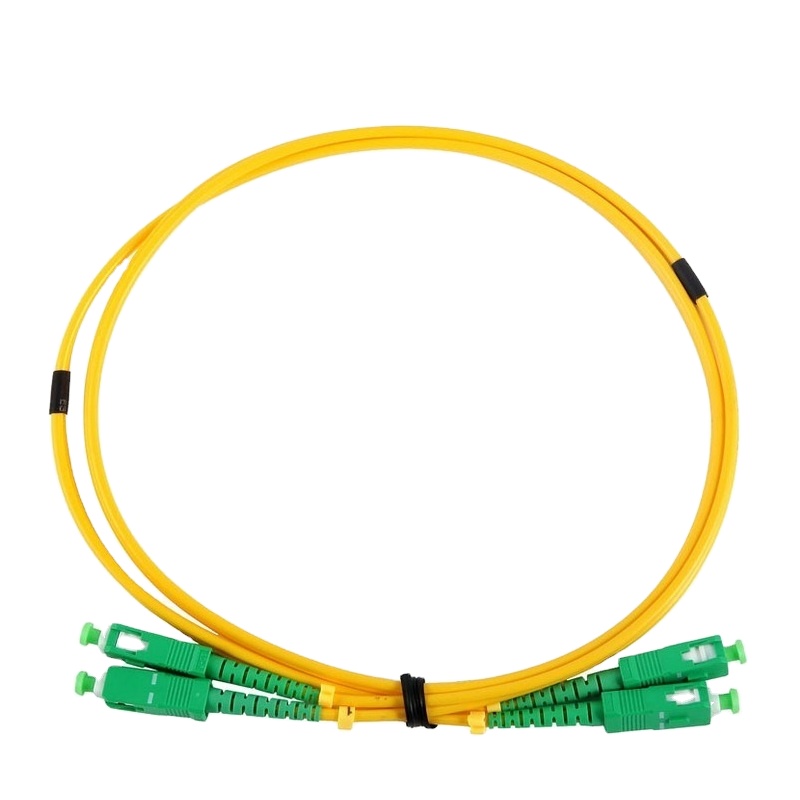 Speed Data Transmission G657A2 Duplex Optical Fiber Patch Cord for Communication