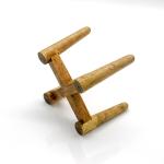 Retro Rubber wooden plant stand -Hight quality wooden planter