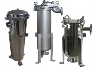 China 150 Psi Stainless Steel Bag Filter Housing 2&quot; NPT Inlet / Outlet #2 Bag Filter Housing wholesale
