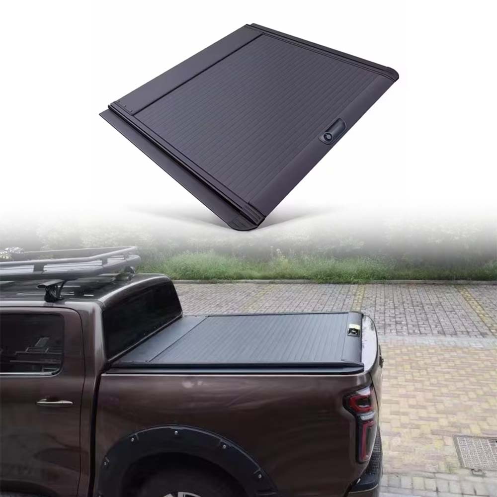 OEM Accepted Roll Up Tonneau Hard Roller Lid for 4X4 Pickup Truck Bed No-Drill Mount