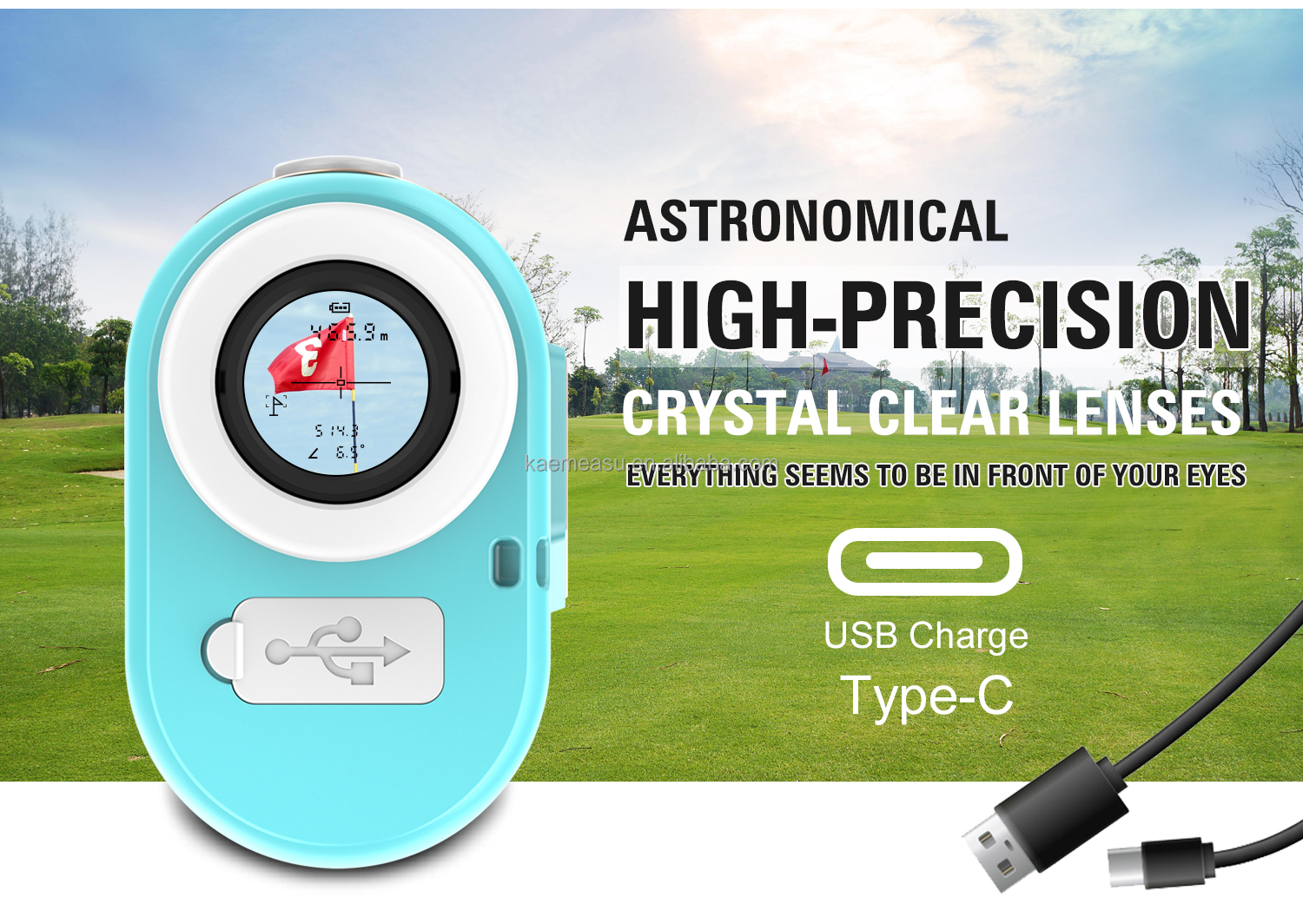 OEM Golf Slope Scope Laser Distance Meter Telescope Industrial Grade Golf Laser Rangefinder Binoculars