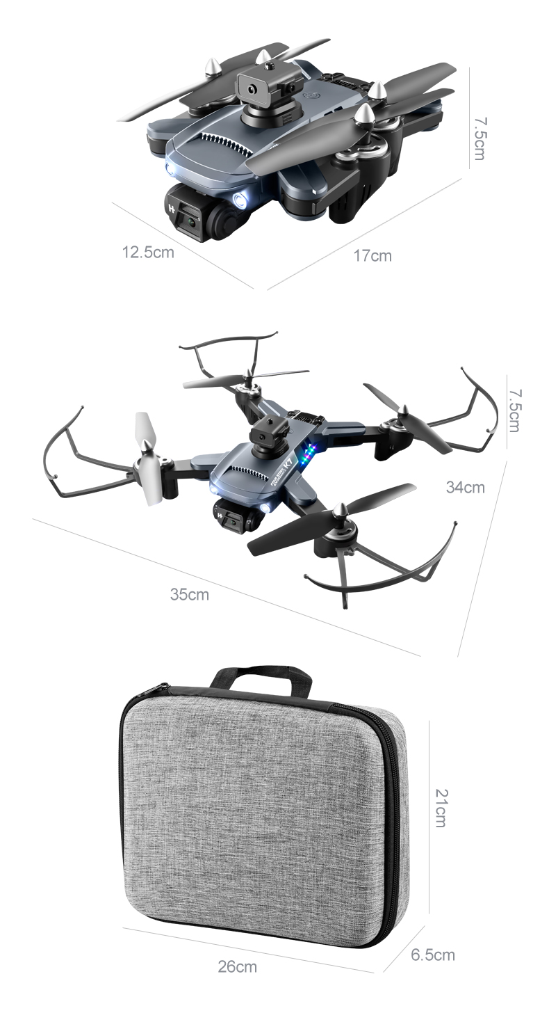 ESC HD Camera K7 Drone Optical Flow Positioning and Electrically Adjustable Remote Control for definition Aerial Photography