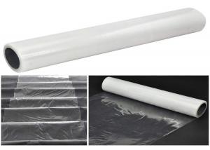 China Self Adhesive Carpet Protection Film Water Resistant / Plastic Floor Protector Roll wholesale