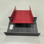 Customizable Length Galvanized Steel Solid Bottom Cable Tray 50mm - 300mm /