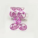 45mm Round Transparent Matte Clear Vinyl Stickers Paper For Beauty