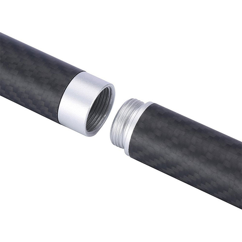 Strong And Lightweight 100% 3K Roll Wrapped Carbon Telescopic Tube