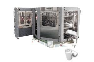 China Rotary Carbonated Aluminum Can Filling Machine For Beverage wholesale