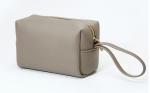 Promotional Fashion Cosmetic Bag PU Leather Material Made With Handle