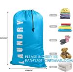 Recycle Zippered Foldable Laundry Bag Logo Extra Large Travel Laundry Bag with