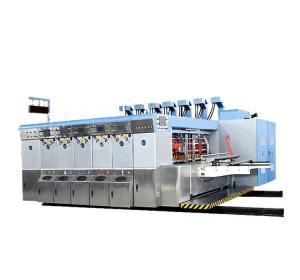 China Flexo Printing Slotting Machine , Corrugated Box Die Cutting Machine Stable wholesale