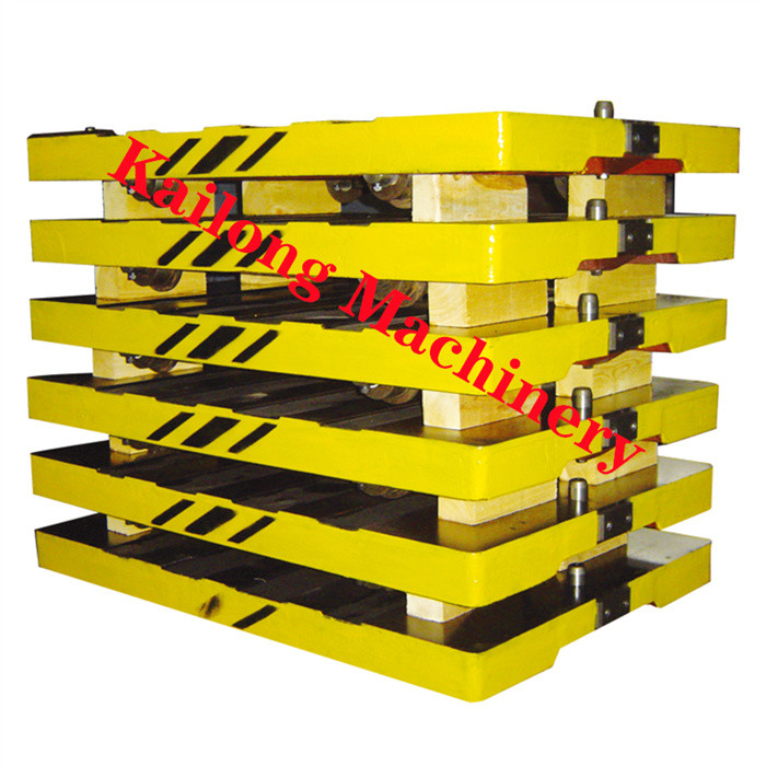 ISO9001 Shuttle Pallet Car HT250 For Green Sand Automatic Moulding Line
