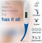 Fever Oral Armpit Rectal Babies Children Adults Digital Temperature Thermometer