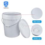 SIDUN Paint 5 Gallon Bucket With Lid White Anti Shrink