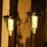 Solar Powered Canopy Lamp for Outdoor Landscape Lighting 48000 Hour Working