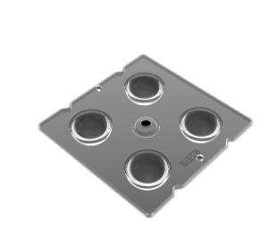 China 5050 LED High Bay Light Lens 50x50mm For City Lighting And Parking Spot Lamp wholesale