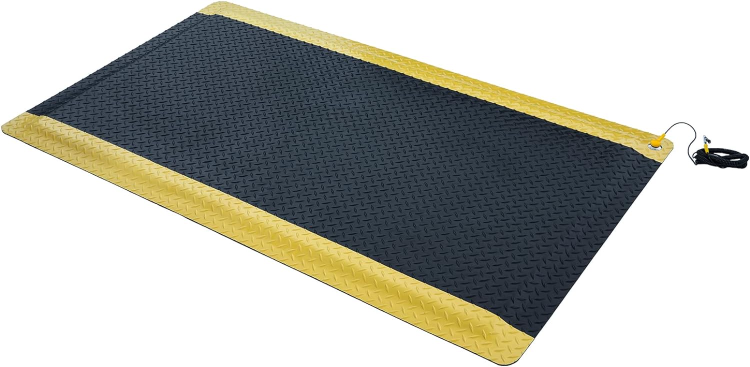 Custom ESD Anti-Fatigue Floor Mat PVC EVA Foam Conductive Rubber