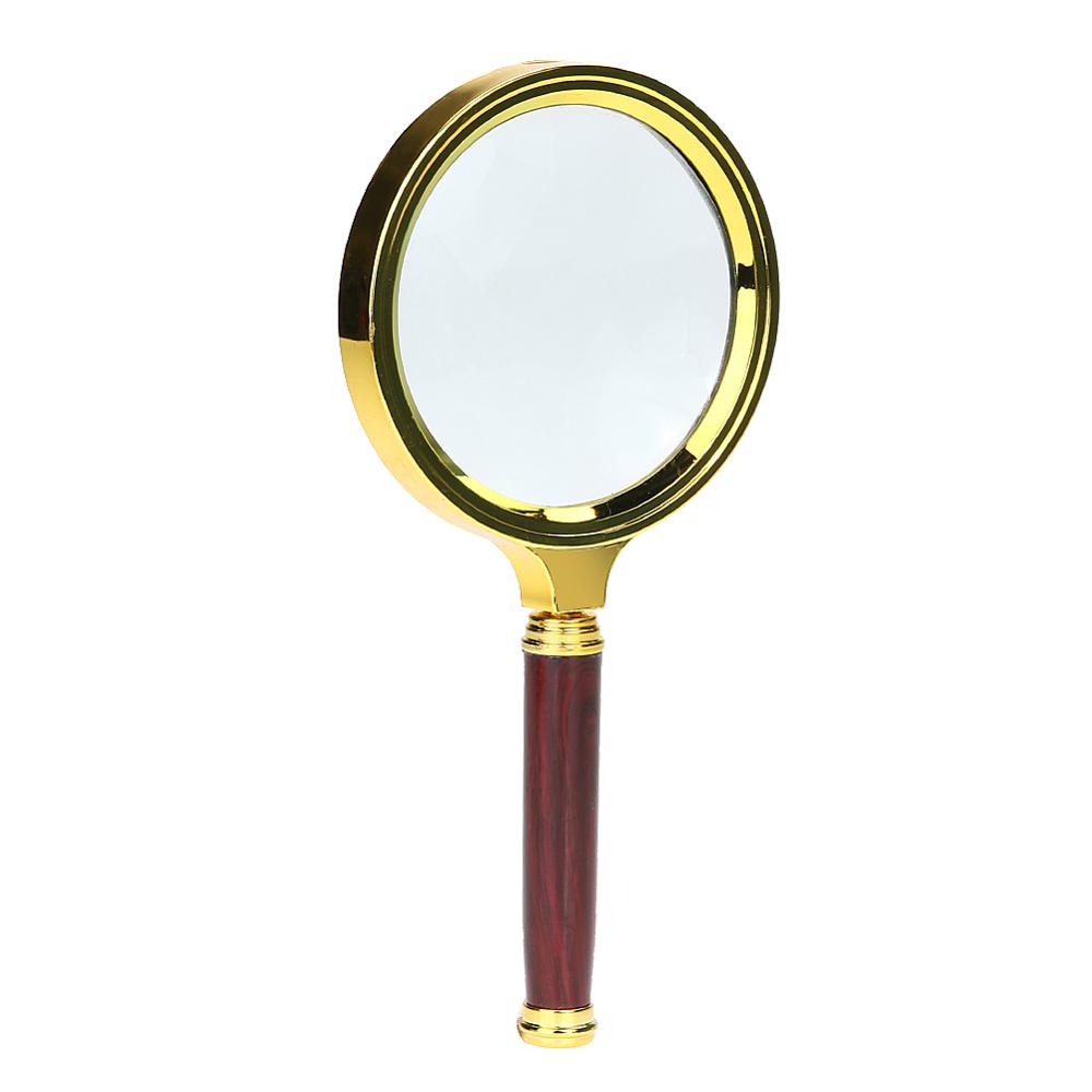 70mm Handheld Reading Magnifier 10x Handheld Magnifying Glass Ergonomics Handle Design