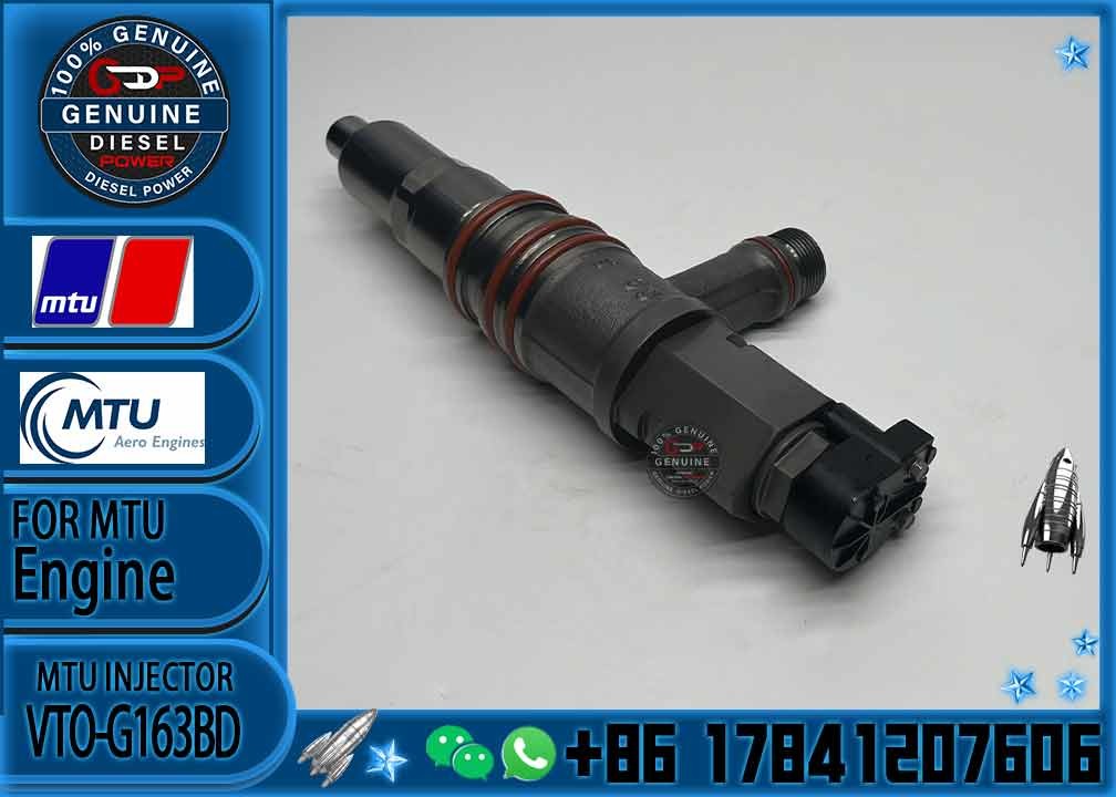 Diesel Fuel Injector VTO-G163BD 23526589 16V4000C11 EX52407500053 For MTU 4000 ENGINE