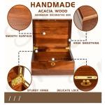 Newest Acacia Wood Decorative Storage Boxes Wooden Jewelry Box Wooden Box with