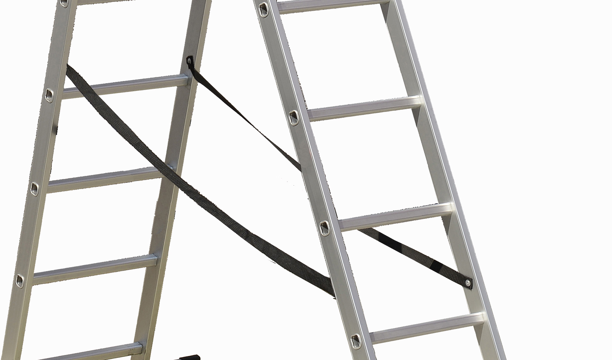 3 Sections Aluminum Extension Ladder 3x9 Aluminum Straight Ladder