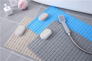 China TUV 91*46cm Solid Bath Mat With Massage Stone Attached wholesale