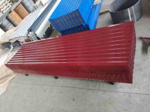 China 900mm Corrugated Galvanized Steel Sheet G3322 Corrugated Metal Panels wholesale