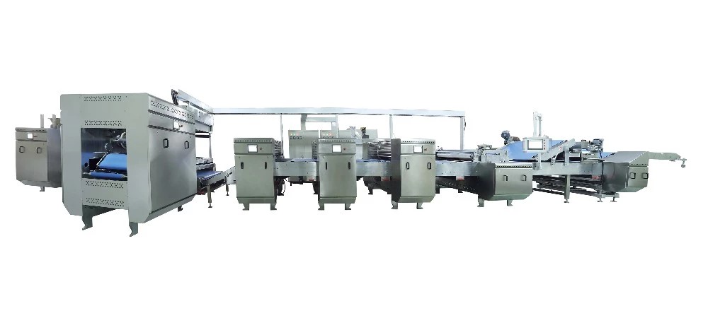 Automatic Industrial Soft And Hard Biscuit Production Line CE Approved