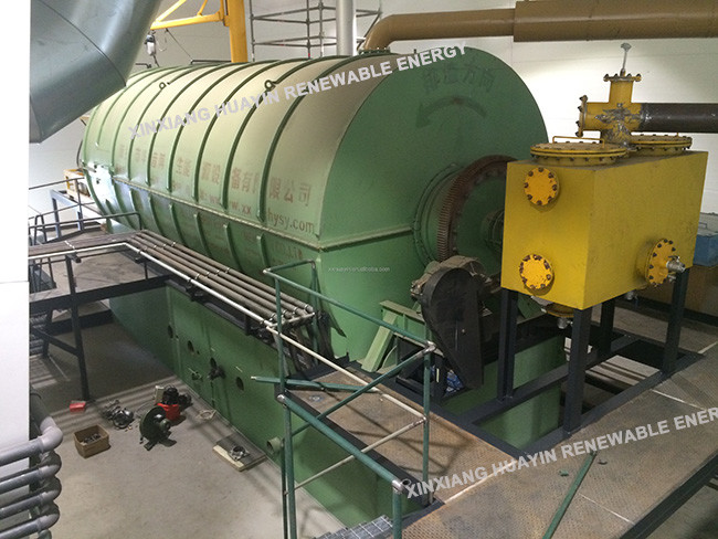 High Temperature Waste Plastic Pyrolysis Plant Furnace Fuel Oil
