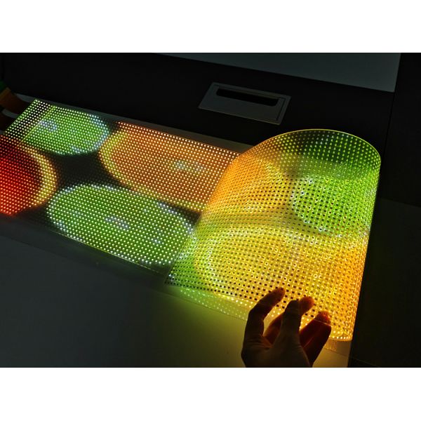 Hanging Install P6 Transparent LED Display Screen 240mm×1000mm With Module