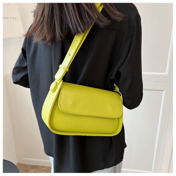 Main Material PU Women's Satchel Brans Handbag Fashion Luxury Shoulder Bag for Dating